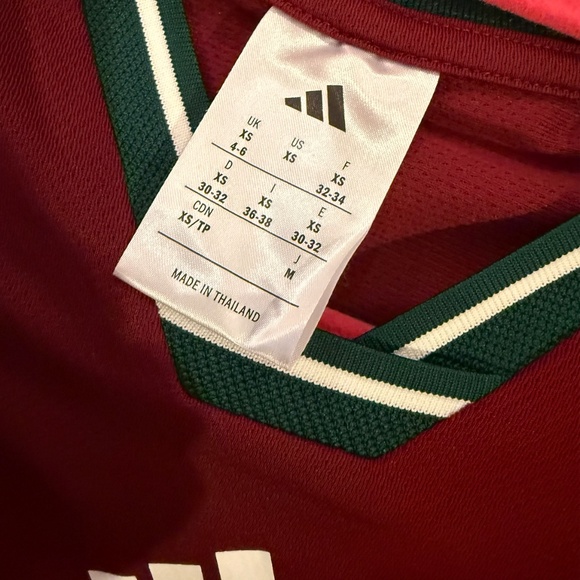 adidas tiro cut 3 stripes soft mesh long dress collegiate burgundy XS - Picture 7 of 8